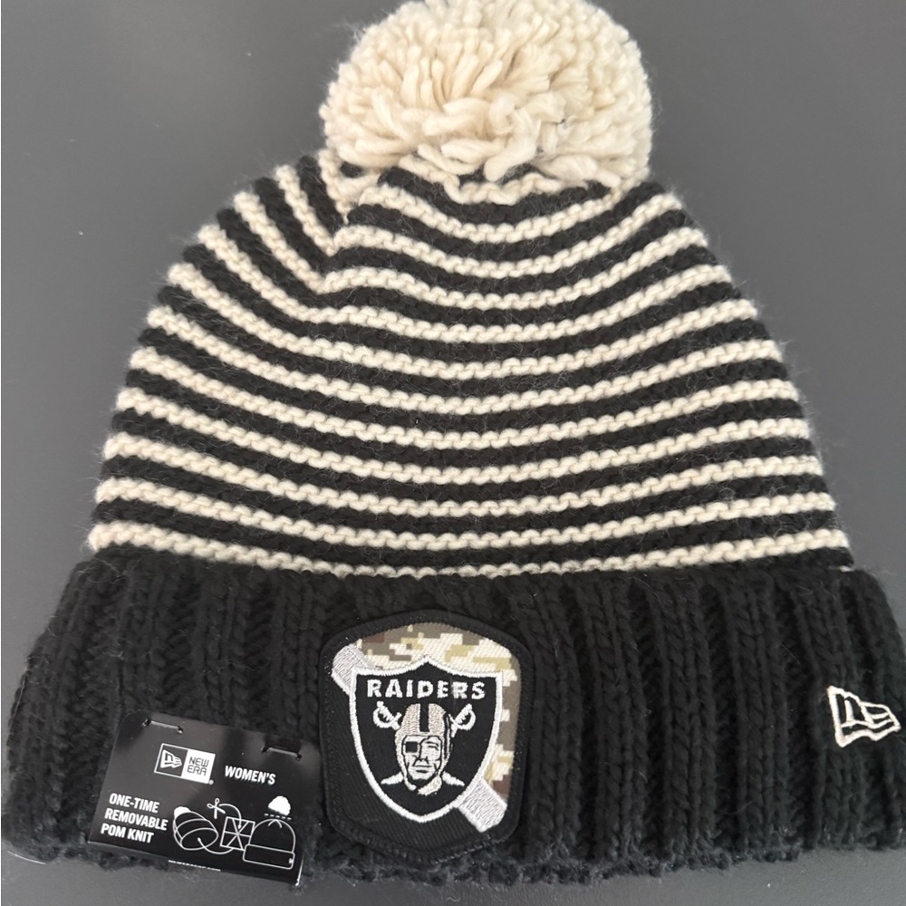 NFL Raiders beanie women